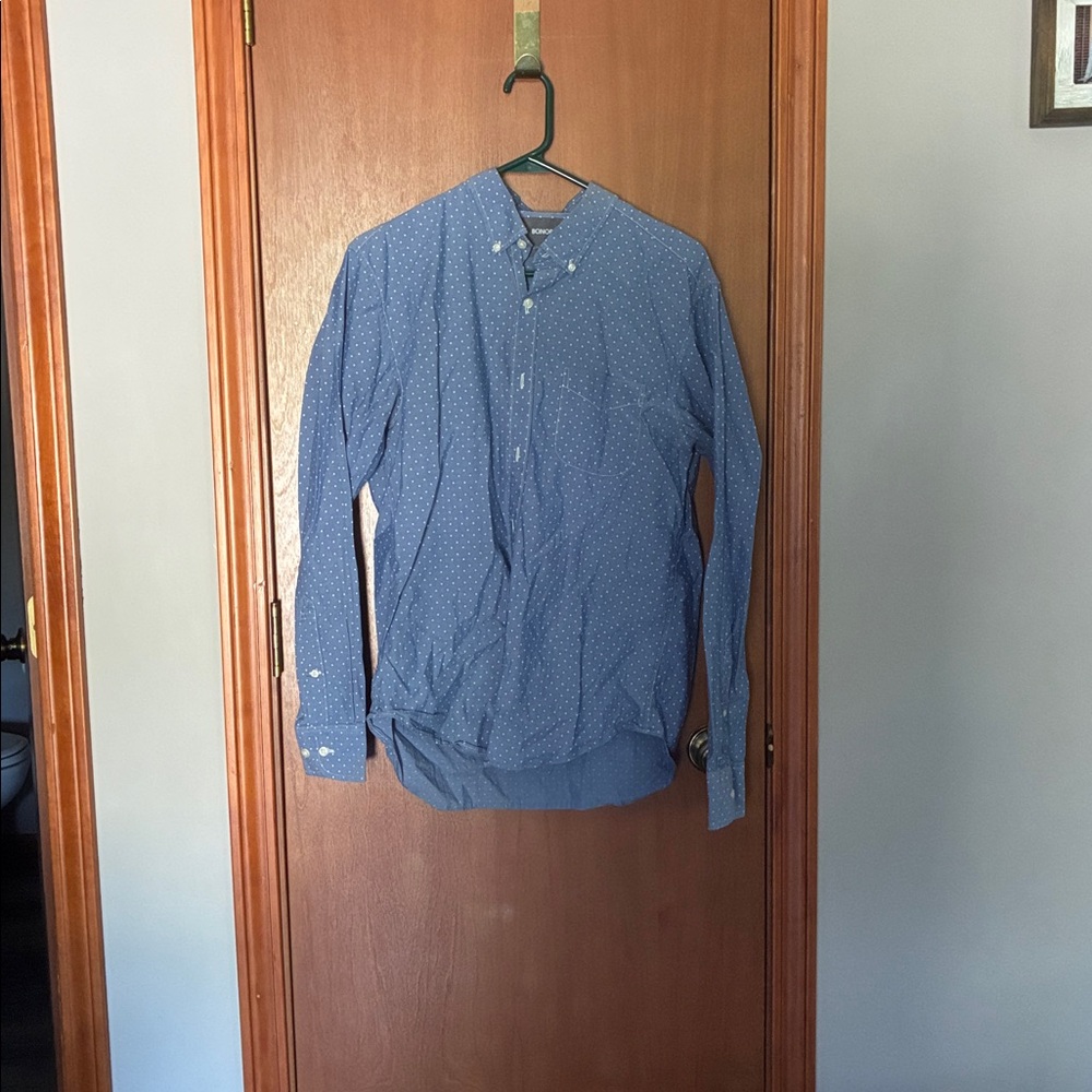Bonobos Navy Polka Dot Shirt